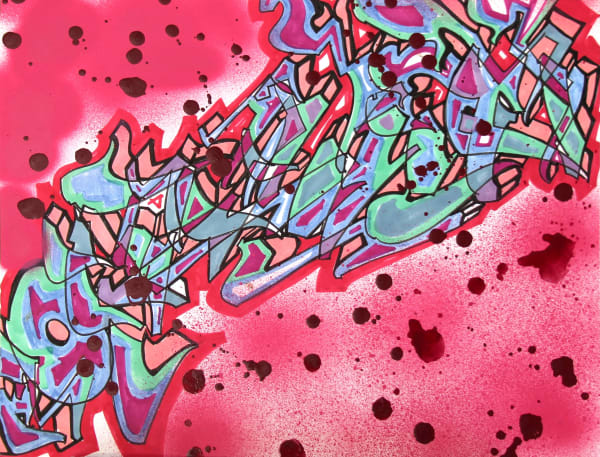 ŒUVRES POST-GRAFFITI, aaron "SHARP" goodstone "The truth lives in silence" , 2024