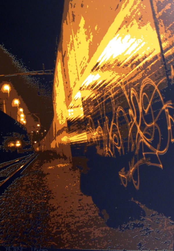 swet - 'night action' - SÉRIGRAPHIE - 2010