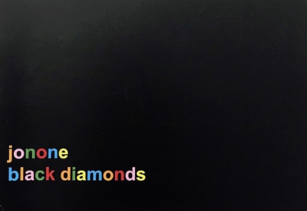 invitation originale exposition "Black diamonds" Jonone 2002