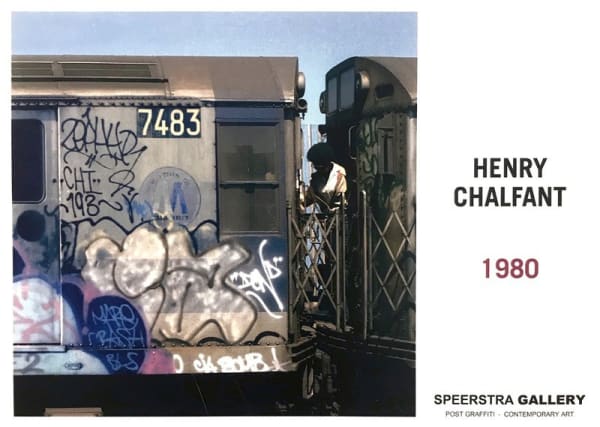ORIGINAL gallery invitation "1980" HENRY CHALFANT 2017