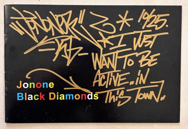 catalogue "black diamonds" JonOne - 2002 - n° 10 / 25
