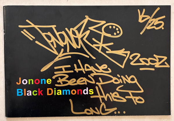 catalogue "black diamonds" JonOne - 2002 - n° 16 / 25