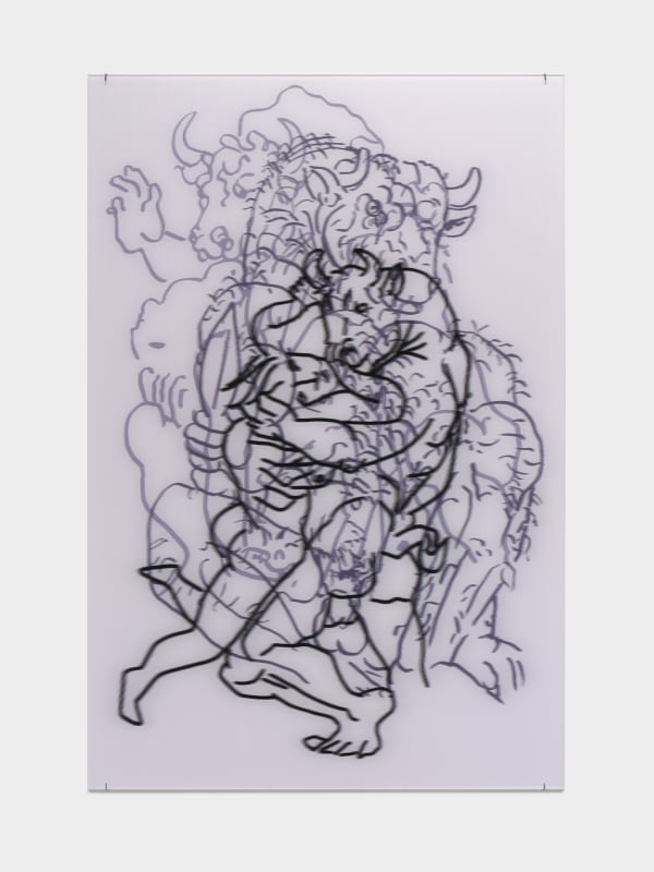 Aura Rosenberg Lying in Wait For Something, 2021 Lenticular print 23 1/2 x 35 1/2 in 59.7 x 90.2 cm Edition 1/3 + AP + EC