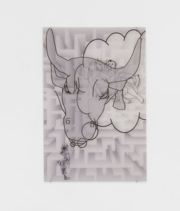 Aura Rosenberg A narrowminded sense of self and place, 2021 Lenticular print 17 3/4 x 11 3/4 in 45 x 30 cm