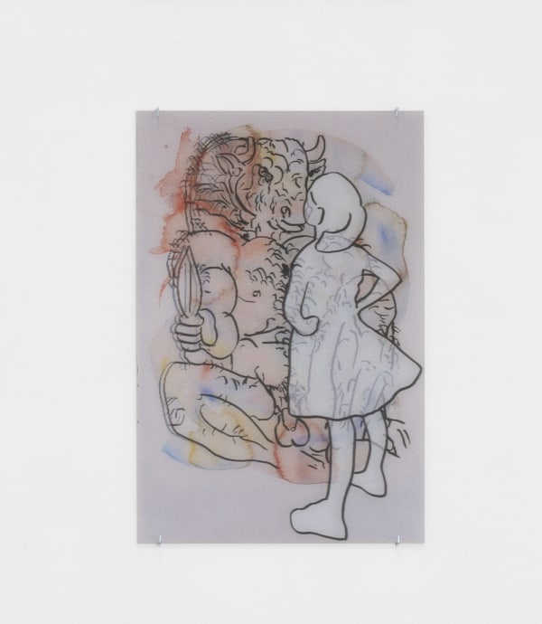 Aura Rosenberg You seem to look right through me, 2021 Lenticular print 17 3/4 x 11 3/4 in 45 x 30 cm