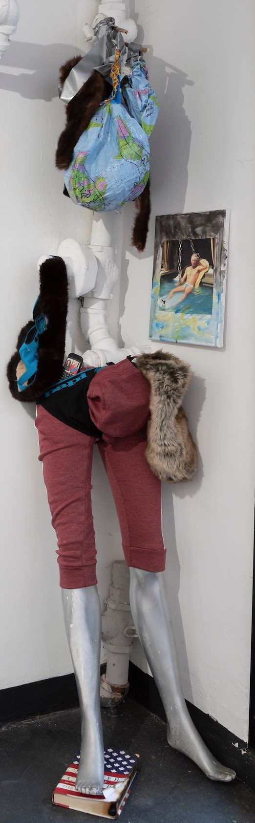 Fur Trade Model with Rat-Fur Jock Straps, King Charles III with Terrier, 2024