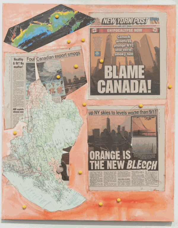 What Canada Gives To U.S, Their Yellow Hail, 2023 24x30 inches