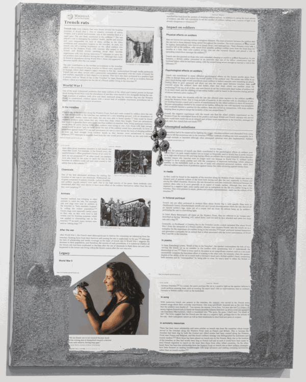 Check Out Female Rats in War Zones, 2024 24x30 inches