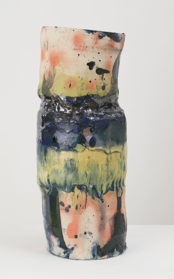 15, 2022 Wheel-thrown porcelain, glaze 15 3/4 x 6 3/4 x 5 1/4 in 40.1 x 17.3 x 13.5 cm