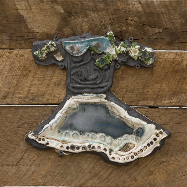 36, 2022 Glazed porcelain 8 3/4 x 10 3/8 in 22.4 x 26.4 cm