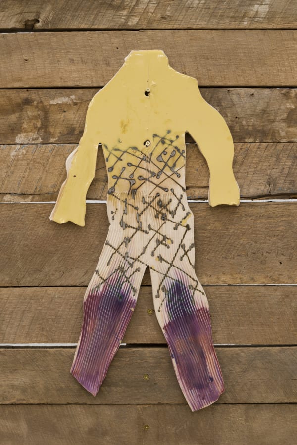 39, 2022 Glazed porcelain 25 x 13 in 63.5 x 33 cm