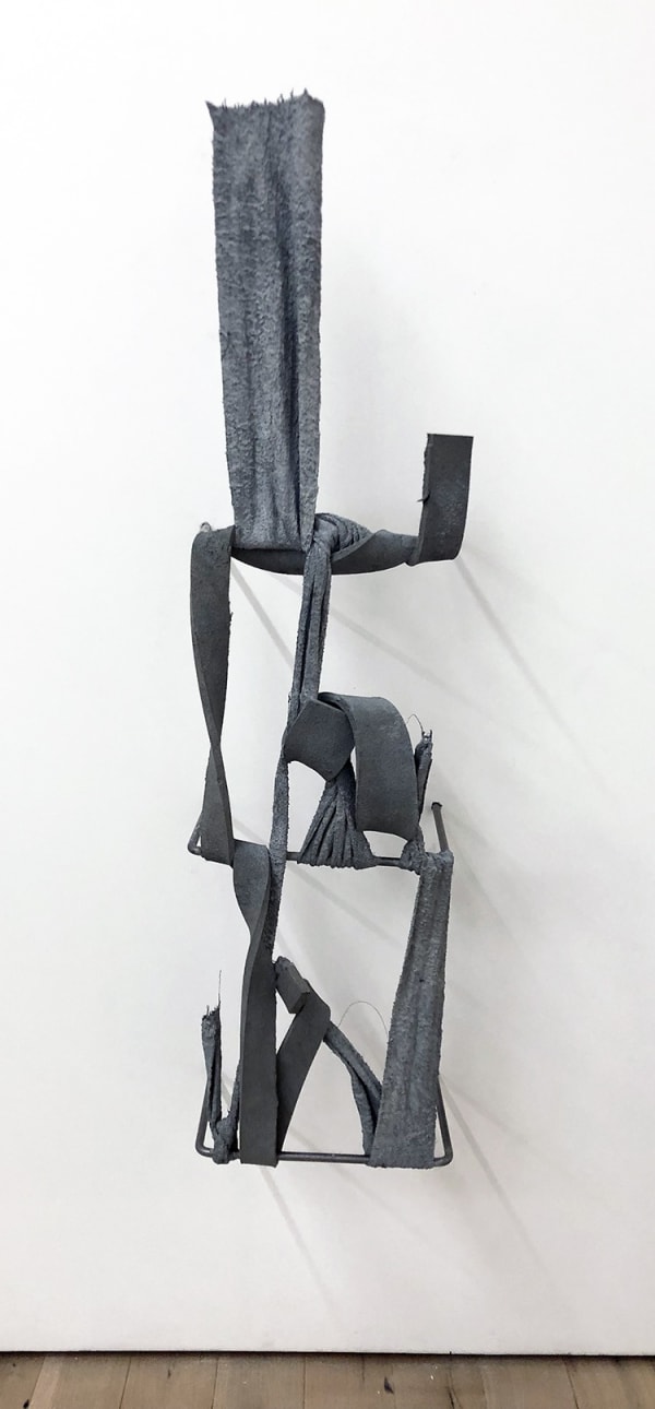 Nikita Gale FIXED LOOP VI, 2018 concrete, polyurethane foam, terrycloth, steel 58 1/2 x 15 x 13 1/2 inches