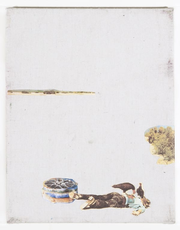 JPW3 End of the Trail, 2018 Paper on canvas 14 x 11 in 35.6 x 27.9 cm