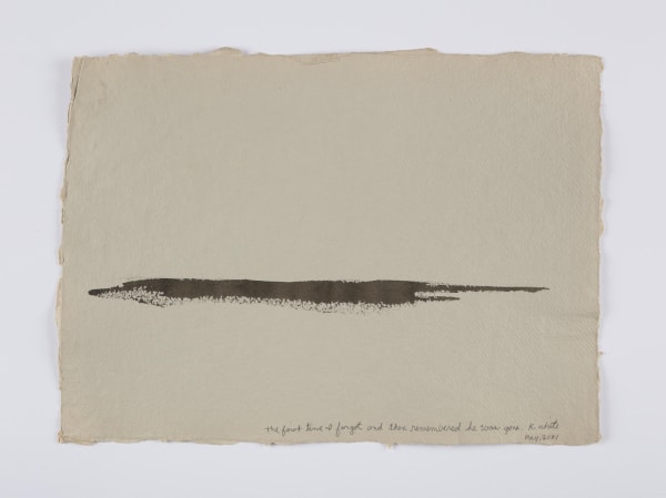 Kathleen White A Year of Firsts, 2001 40 works on paper each: 12 x 16 1/2 in (30.5 x 41.9 cm) each: 16 1/2 x 12 in (41.9 x 30.5 cm)