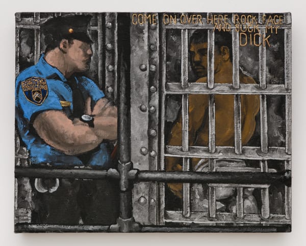 Martin Wong Come Over Here Rockface, c. 1994 acrylic on canvas 23 x 29 inches