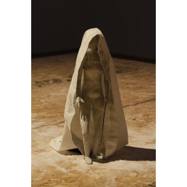 Sam Anderson Michel's Girls, 2015 epoxy clay, wood, fabric, salt, pepper 15 x 8 x 12 inches