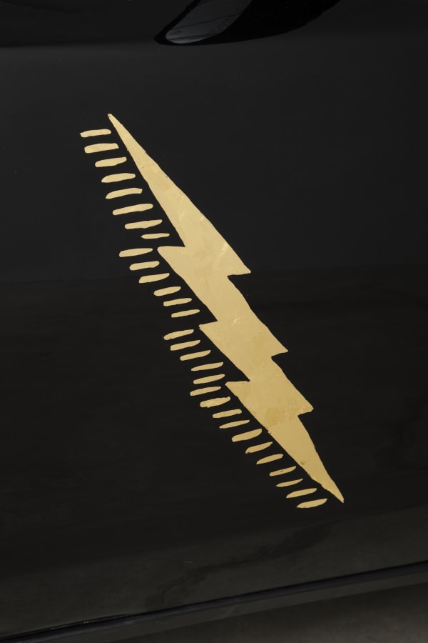 Scott Campbell Crown Victorious, 2015 remodeled Ford Crown Victoria with 24-carat gold leaf