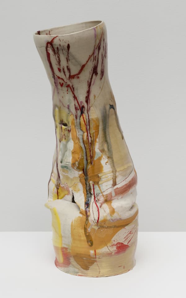Jennie Jieun Lee Polaniase in A, 2015 glazed stoneware 17 x 7 x 5 3/4 inches