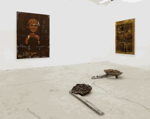 I drive and I think and I look, but I don't know. Lanquidity, Gallery Installation, 2015
