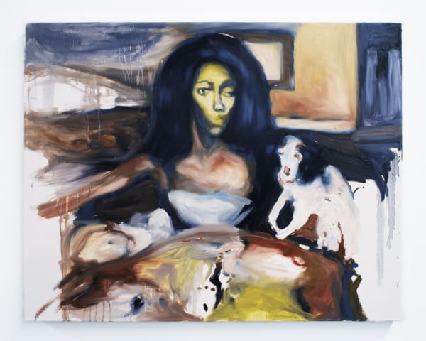 Taína Cruz Dinner for Two, 2023 Oil on canvas 20 x 30 in 50.8 x 76.2 cm