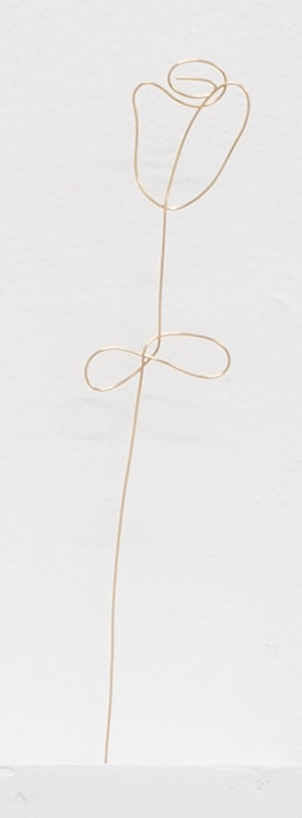 Amalia Ulman 27 Roses, 2013 copper Dimensions variable