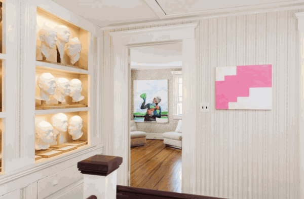 LAT. 41° 7' N., LONG. 72° 19' W, Installation View, 2013