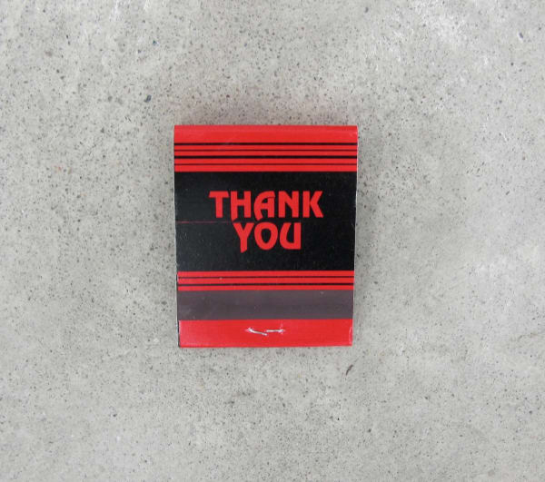 Grayson Revoir Untitled, 2011 matchbook dimensions variable
