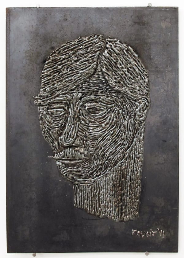 Grayson Revoir Portrait of Loren Kramar, 2011 welding, steel 21 x 15 in
