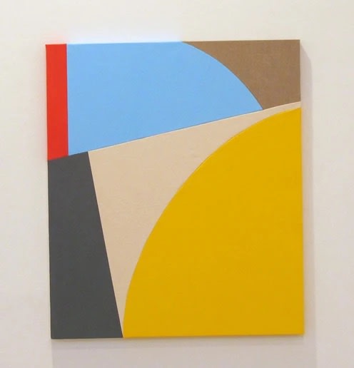 Sarah Crowner Untitled, 2011 oil on sew canvas, cloth and linen 42 x 36 in