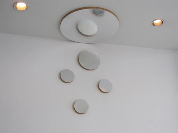 Lisa Beck Overhead, 1991 mylar on panels dimensions variable
