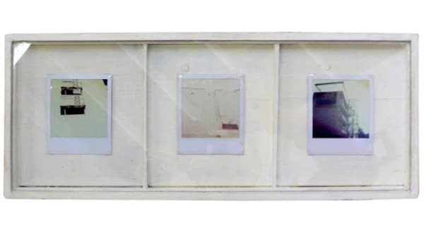 Tim Braden Steps, 2006 polaroids in handmade frame 8.6 x 20.5 in