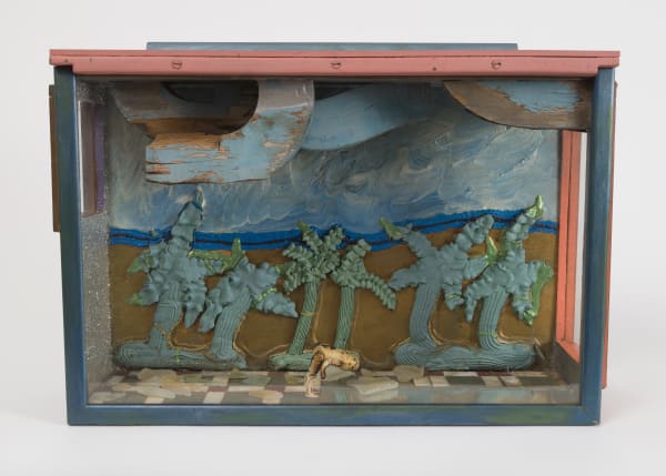 Bob Smith Beach Comber, 1980 Mixed media construction 15 1/2 x 22 1/2 x 7 1/2 in 39.4 x 57.1 x 19.1 cm