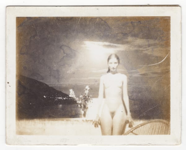 Michel Auder Viva Positano, 1969 black and white Polaroid 3 1/2 x 4 3/8 in 8.9 x 11.1 cm