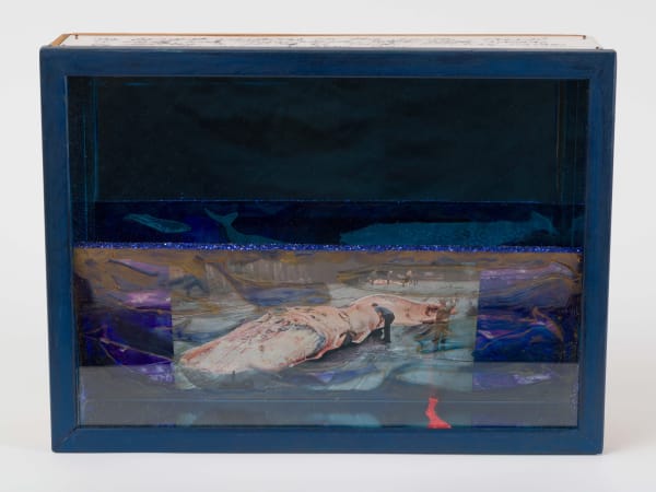 Bob Smith The Tragic Facts About Whales, 1981 Wood and mixed media construction 13 1/8 x 17 7/8 x 4 7/8 in 33.3 x 45.4 x 12.4 cm