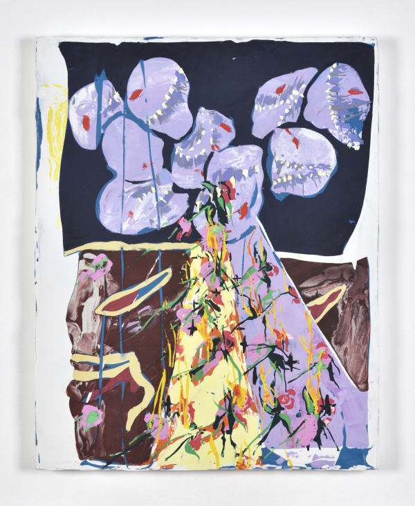 Nicolas Roggy Untitled, 2021 Primer, gesso, acrylic paint, acrylic medium on aluminum 15 1/8 x 12 1/8 in 38.4 x 30.8 cm