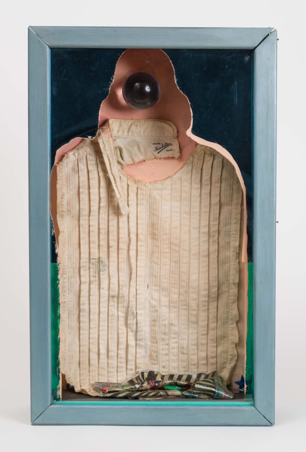 Bob Smith Manhattan, 1981 Mixed media construction 20 x 12 1/2 x 4 7/8 in 50.8 x 31.8 x 12.4 cm (SmB_22_031)