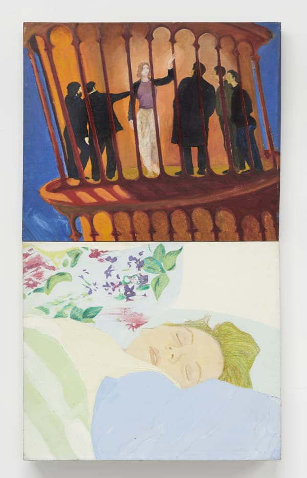 Bob Smith Florence, 1981 Acrylic on canvas diptych 54 x 32 in 137.2 x 81.3 cm (SmB_24_011, P122)