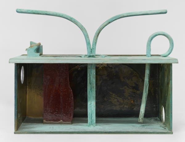 Bob Smith U/T, 1985 Mixed media construction in wood 24 x 31 x 13 1/2 in 61 x 78.7 x 34.3 cm (SmB_23_012)