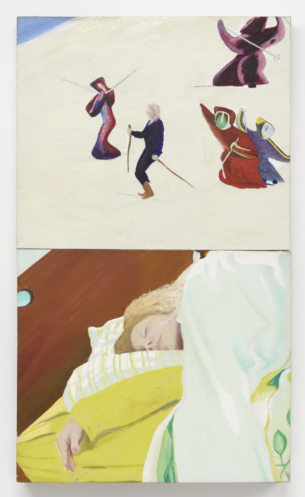 Bob Smith Sandy Clothier, 1981 Acrylic on canvas diptych 54 x 32 in 137.2 x 81.3 cm (SmB_24_014, P121)