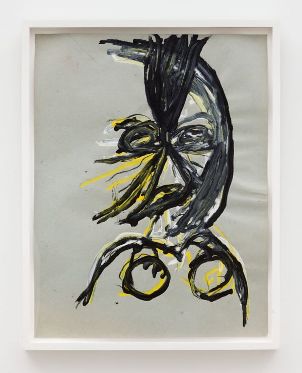 Dan Asher Untitled, c. 1980s Tempera on paper 25 1/4 x 19 1/4 in 64.1 x 48.9 cm (AD_13_026)