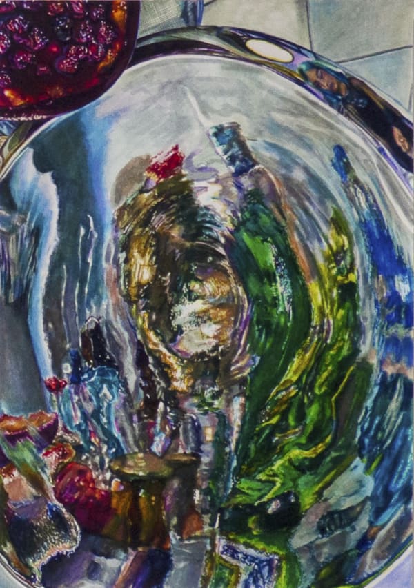 Giulia Messina Cherry Jello Cheesecake, 2022 Marker and ink on paper 19 x 14 in (framed) 48.3 x 35.6 cm