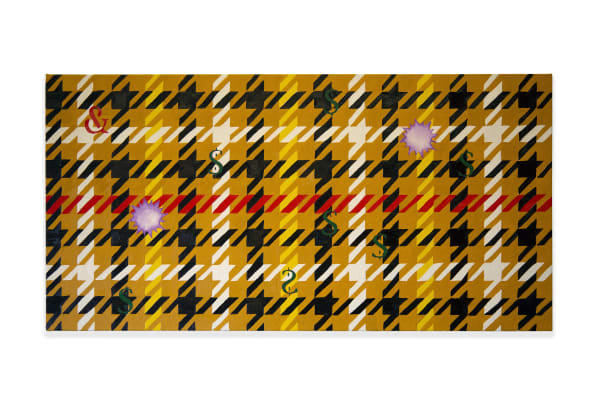 Alex Chaves Money, 2023 Oil on linen 30 x 15 in 76.2 x 38.1 cm