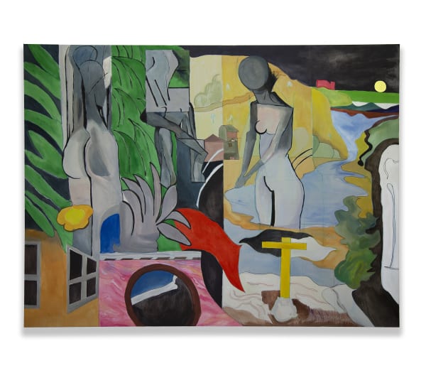 Alex Chaves The World's Body, 2023 Acrylic on canvas 66 x 50 in 167.6 x 127 cm