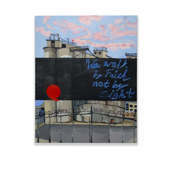 Alex Chaves We Walk by Faith, 2023 Oil on linen 24 x 30 in 61 x 76.2 cm