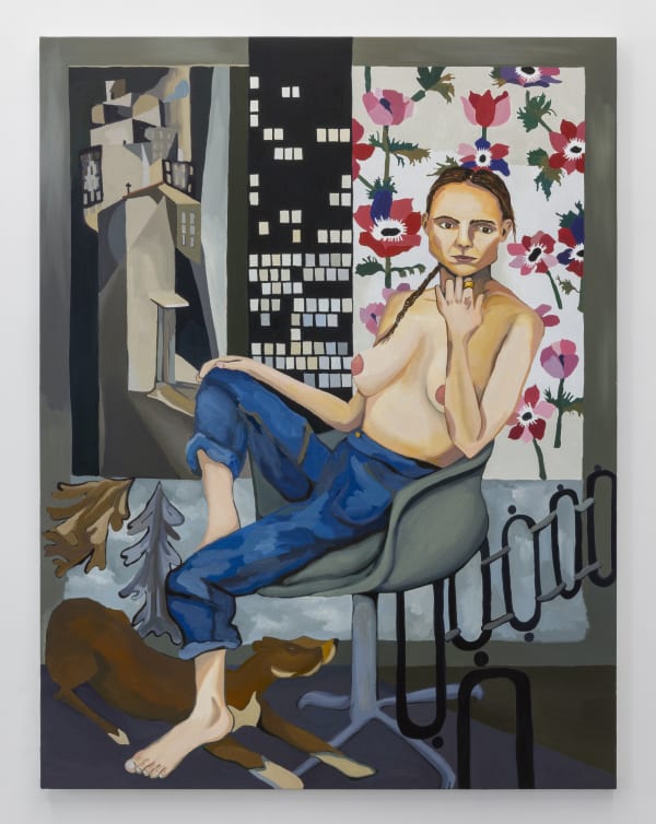 Alex Chaves "ACP_9" Marisa, 2022 Oil on canvas 46 x 60 in 116.8 x 152.4 cm