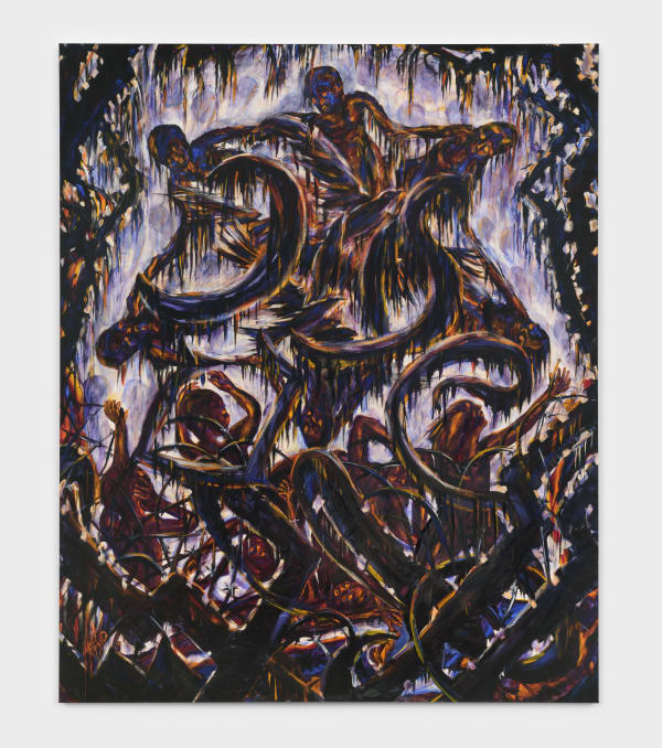 Nabil Kanso Cries and Silence II, 1994 Oil on canvas 146 x 123 in 370.8 x 312.4 cm