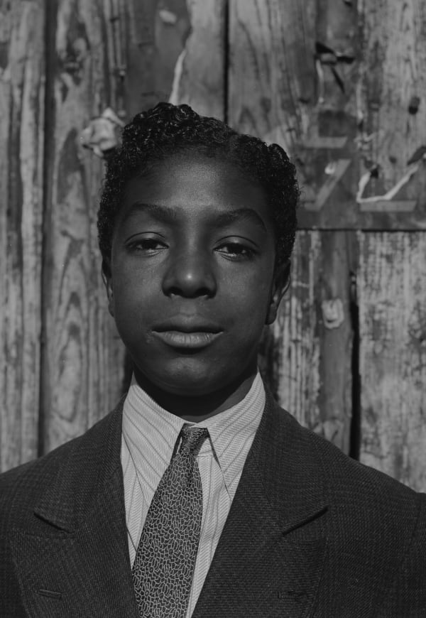 Boy with Tie, Detroit, 1941