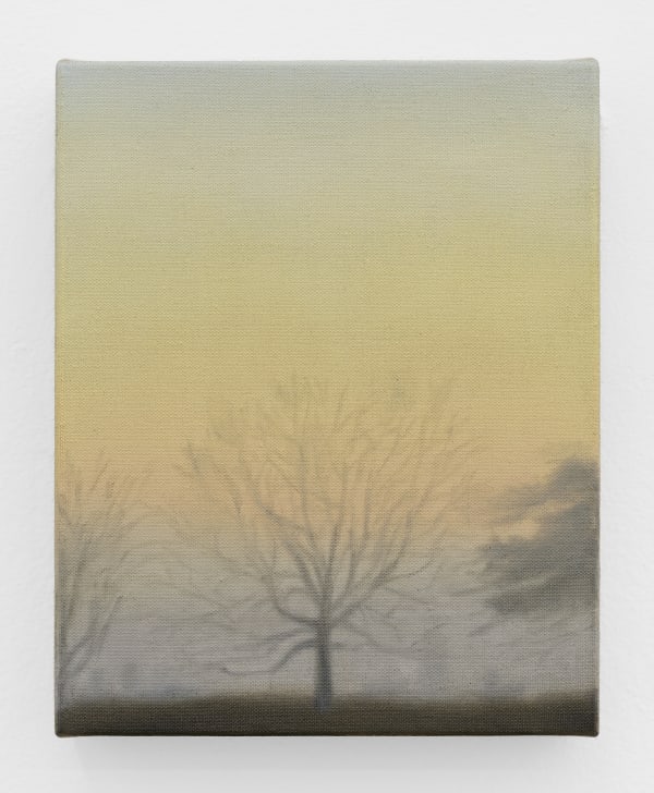 Dylan Williams Tomorrow Is Already Here, 2023 oil on linen 10 1/4 x 8 1/4 in. (26 x 21 cm.)