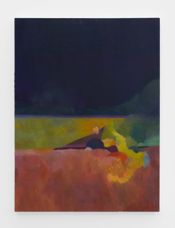 Daniel Um At The End of The Rainbow, 2024 oil and oil pastel on canvas 40 x 30 in. (101.6 x 76.2 cm.)