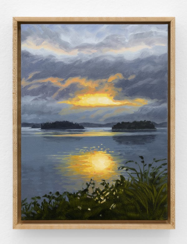 Lina Tharsing One Clear Moment, 2024 oil on canvas canvas dimensions: 12 x 9 in. (31 x 23 cm.) framed dimensions: 13 x 10 x 1 5/8 in. (33 x 25 x 4 cm.)